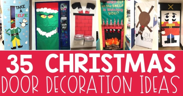 How to mak ecristmas decoration foor door