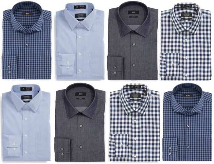 Men dress shirts nearby