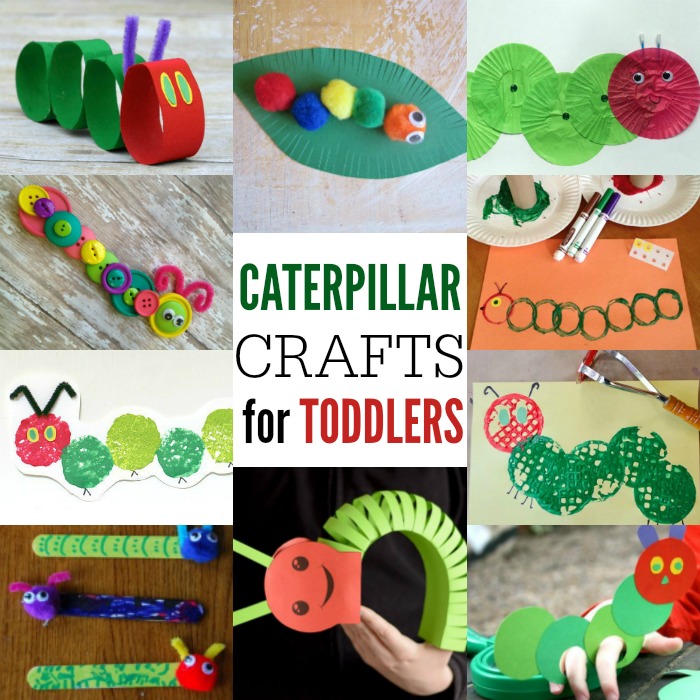 How to make caterpillar decoration artifacts