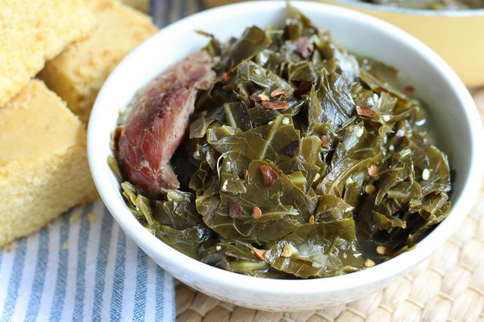 How to cook frozen collard greens southern-style