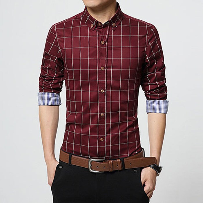 Slim fit men dress shirt