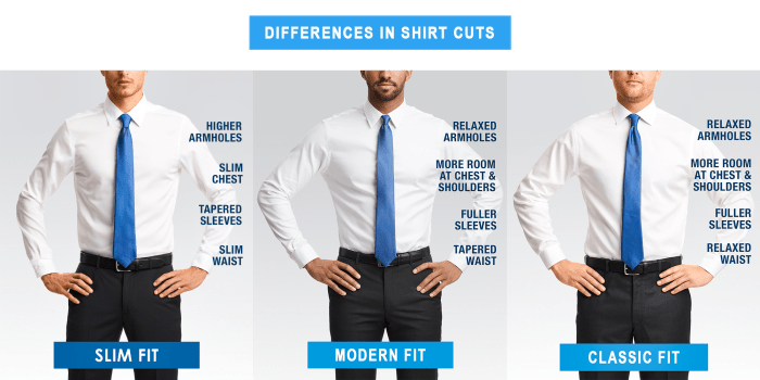 Mens athletic fit dress shirt