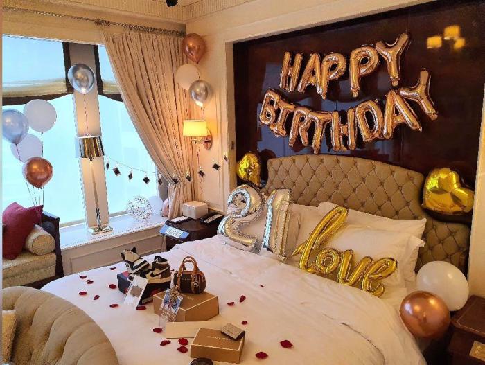 Can hotel decorate room for birthday